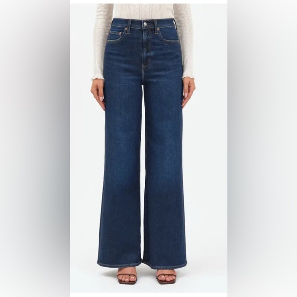 Princess Polly Classic Blue Wide-Leg Jeans | New without Tags